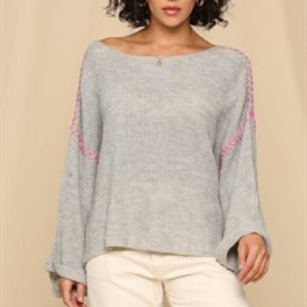 Grey Knitted Sweater